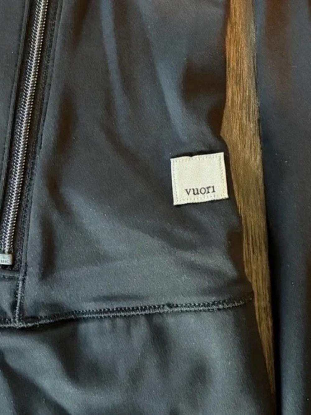 Vuori Black Full Zip Jacket - AllTheForm - Size S - Picture 5 of 6